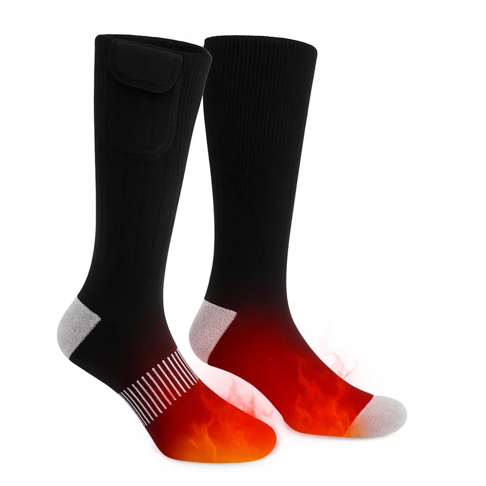 Elektriske Varmesokker – 7.4V, 3 Varmegear, 40–65°C - Hyggeshoppen