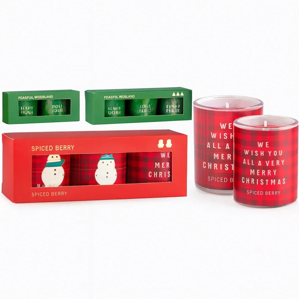 Juleduftlys Sæt – 4 stk - Hyggeshoppen