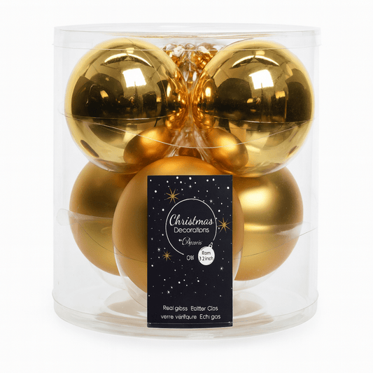 Julekugler 6 stk. - Hyggeshoppen