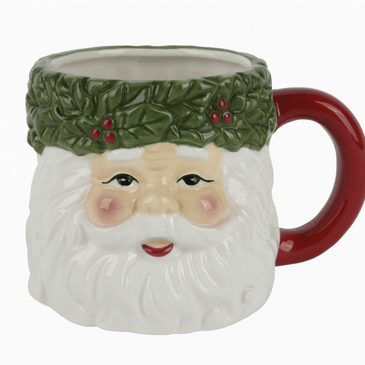 Julekop 350 ml – Dolomit Keramisk Julemandskrus (1 stk.) - Hyggeshoppen